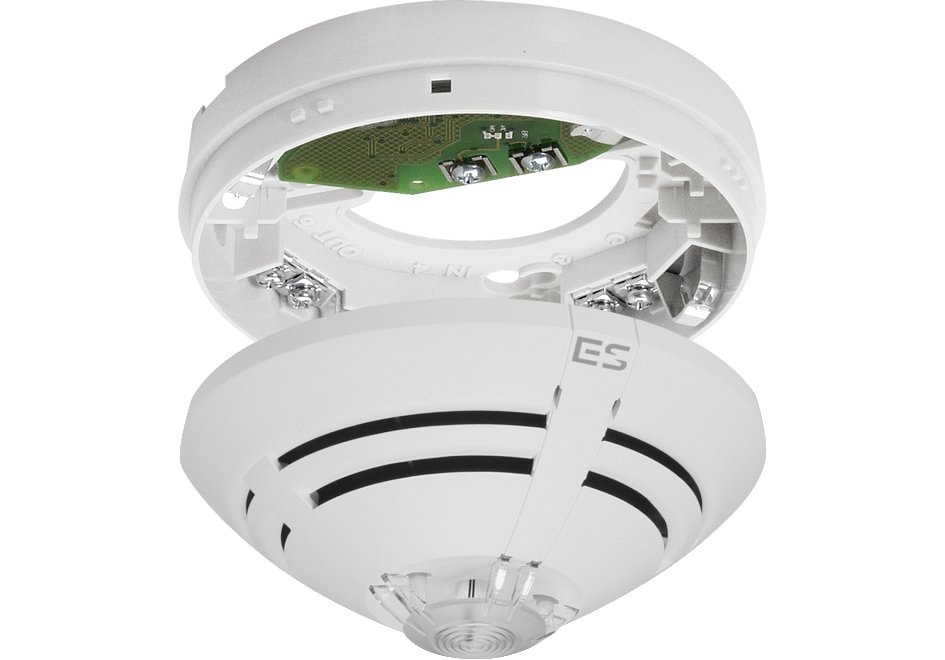 Optical Smoke Detector ES Detect with relay contact, 48 V DC operation