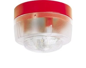 CWST-RR-S5 | Optical alarm signaling device EN 54-23 cat. W+C, red flash