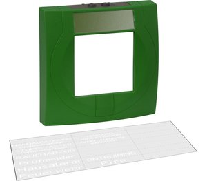 704904 | Gehäuse mit Glas, grün, ähnlich RAL 6002
