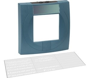 704901 | MCP housing large with glass pane, blue, similar to RAL 5015