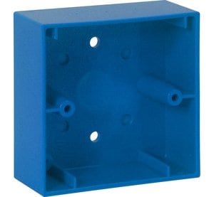 704981 | Surface mount housing for small MCP, blue, similar to RAL 5015