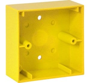 704982 | Surface mount housing for small MCP, yellow, similar to RAL 1021